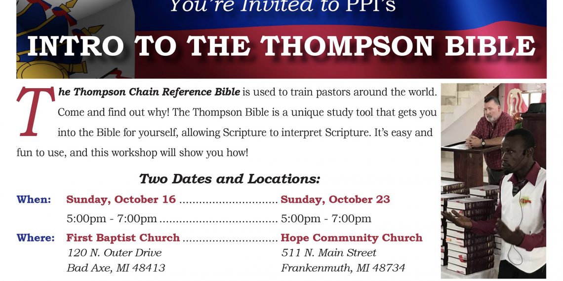 Learn to Use the Thompson Bible
